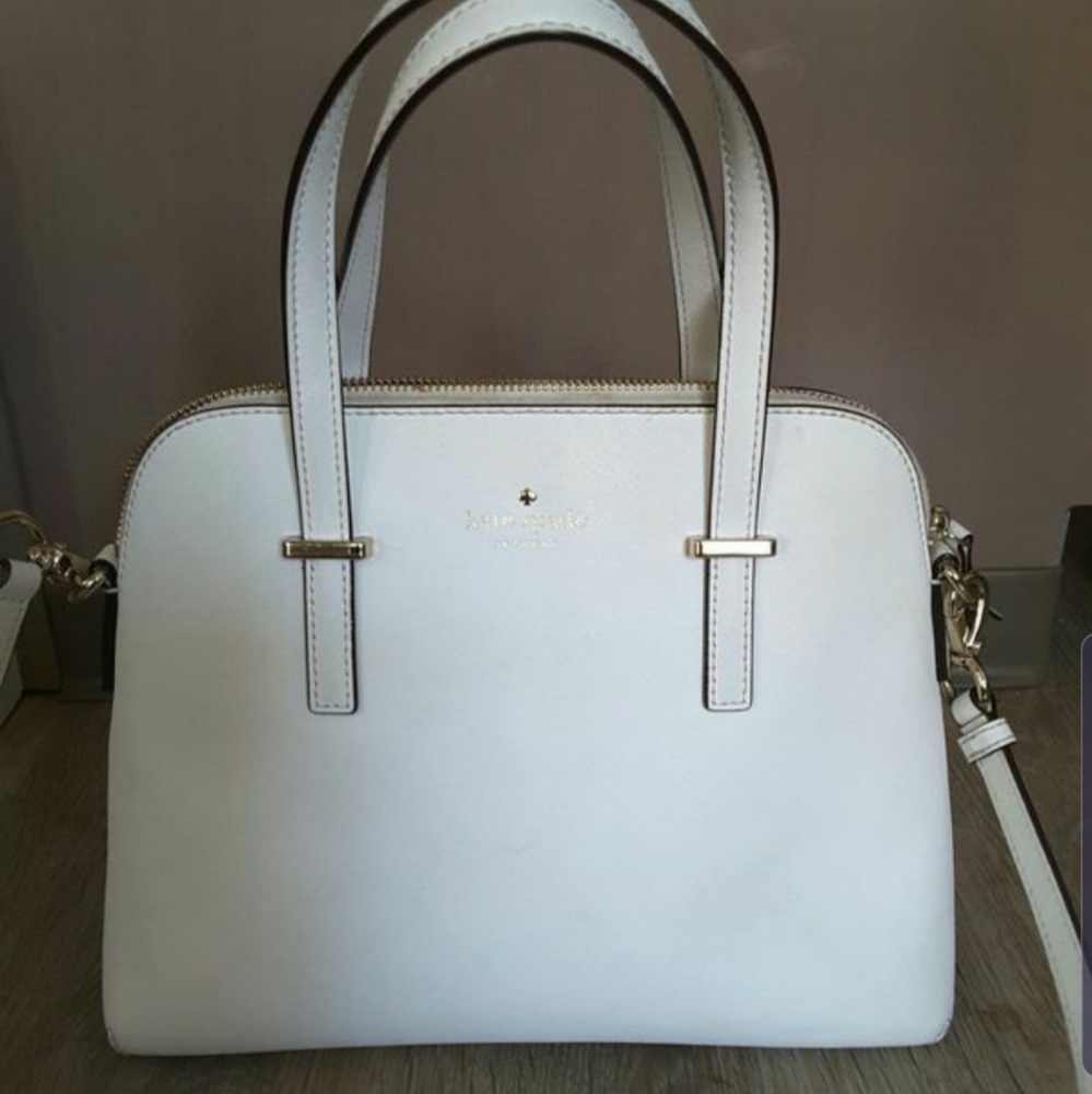 Kate Spade white crossbody bag